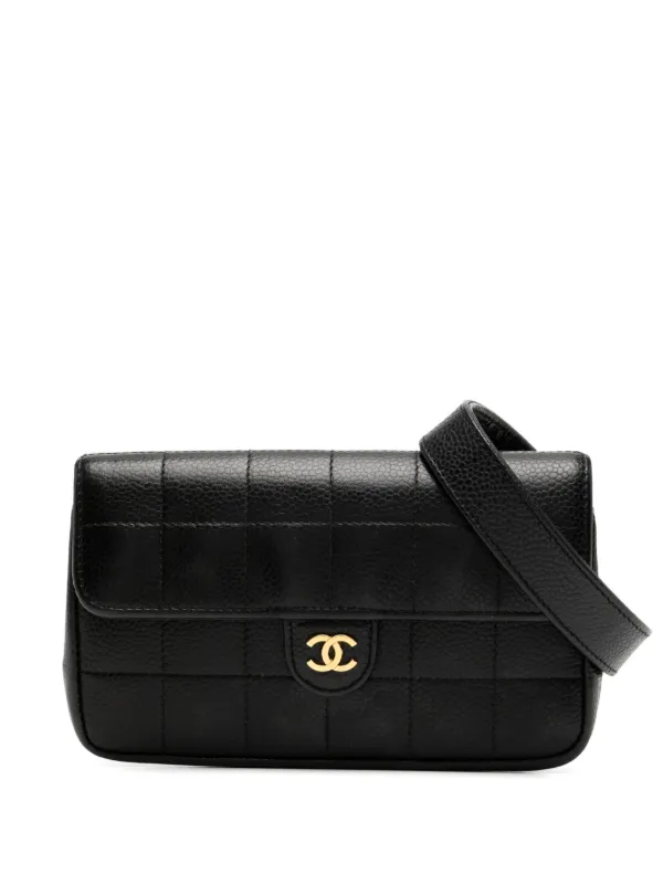 Chanel Pre-owned 2004 Waist Belt Bag in Black