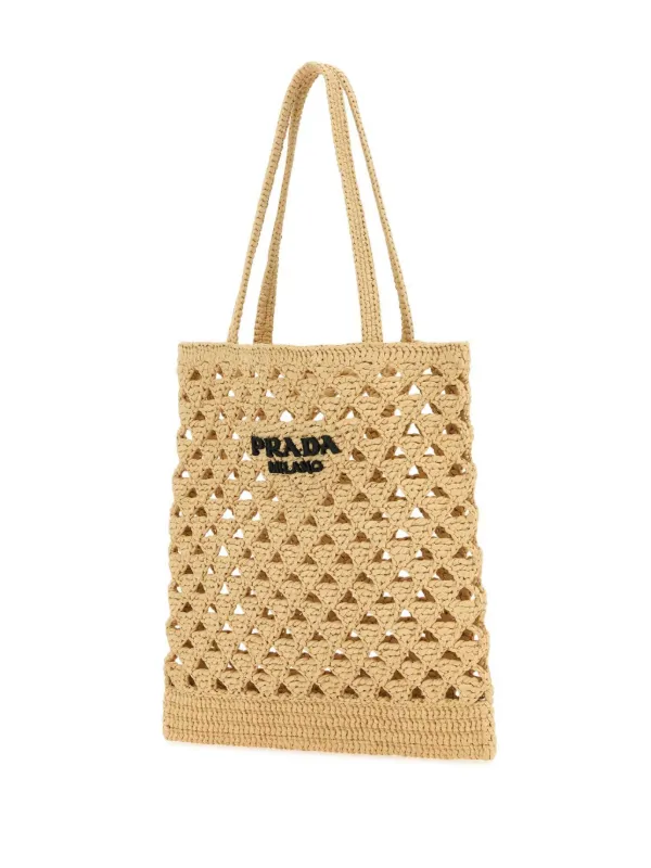 Cabas Sac Prada Filet Sac Plage Prada Prada Sac Cabas En Crochet