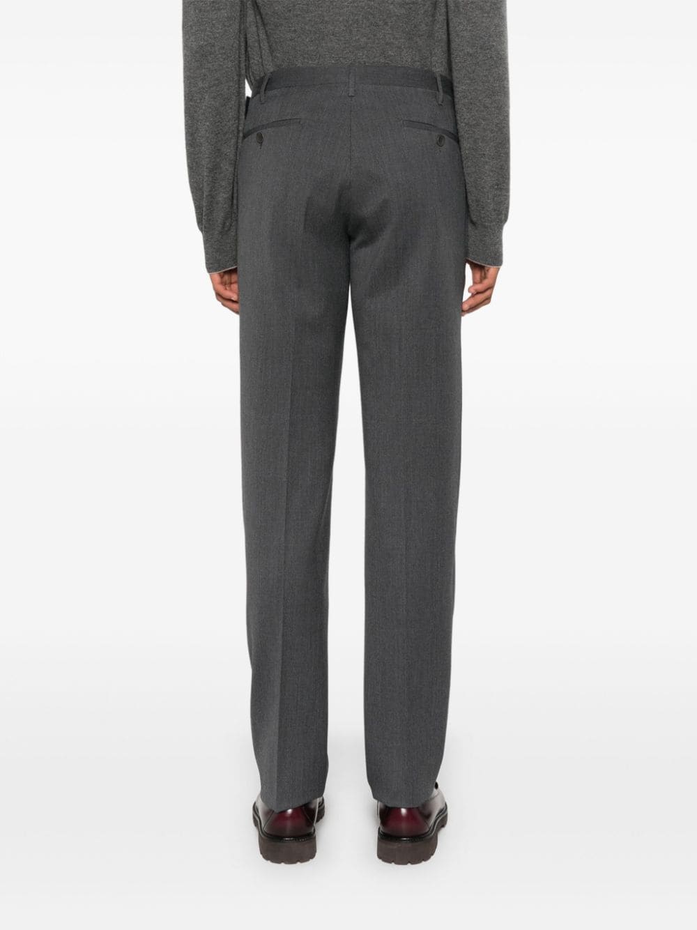 Shop Rota Tailored Trousers In Grey