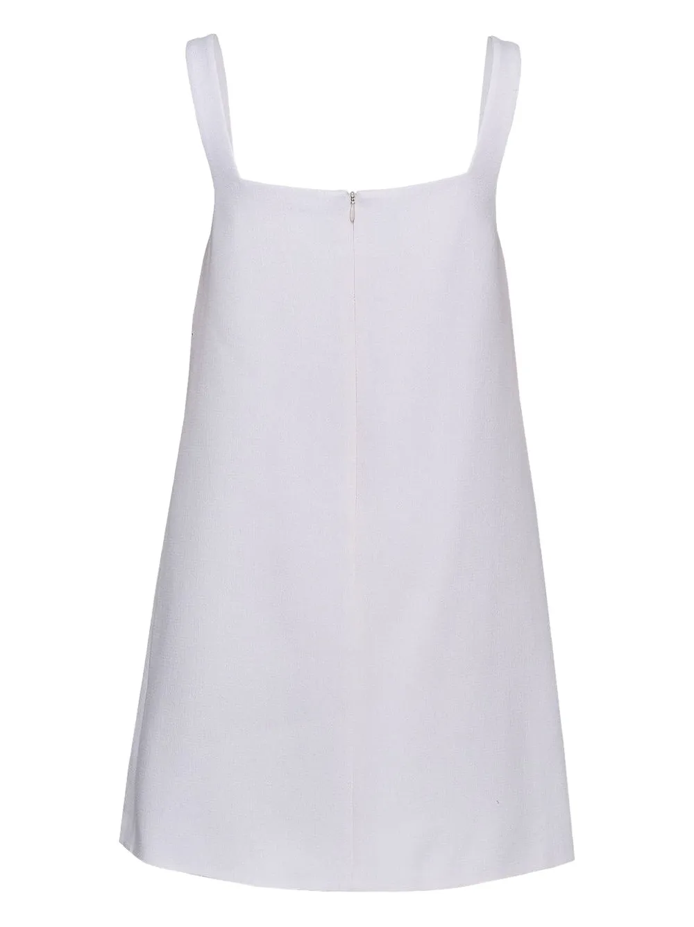 Alexis Luya button-detailed mini dress Wit