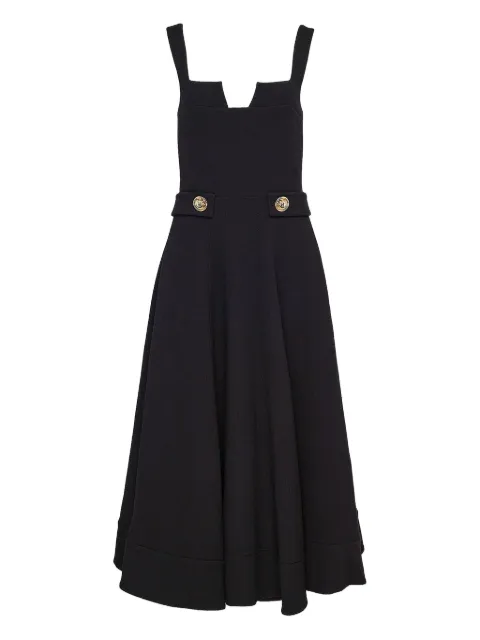 Alexis Fiore square-neck midi dress