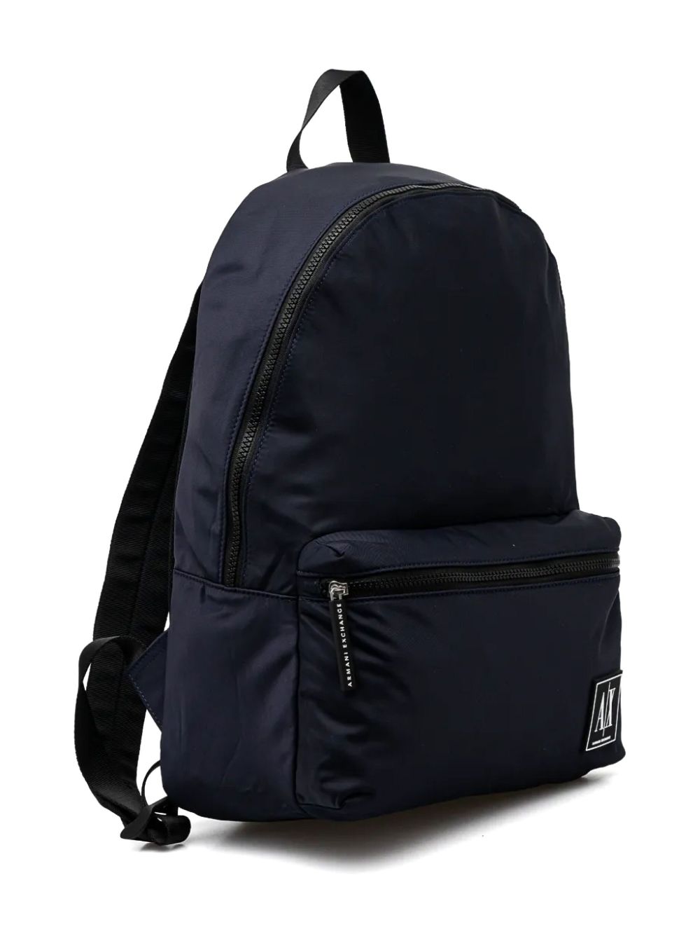 Armani Exchange logo-appliqué backpack - Blauw