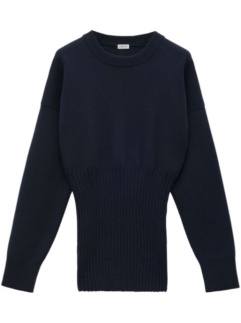 LOEWE logo-patch jumper Women