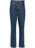 Tu es mon Tresor cotton tapered jeans - Blue