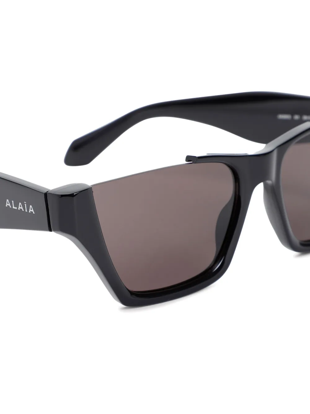 Alaia Eyewear Zonnebril met uitgesneden detail Zwart
