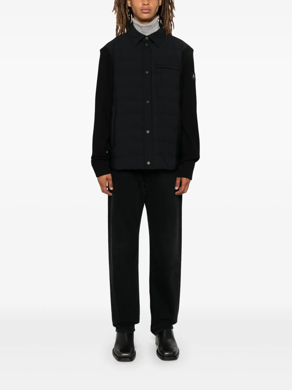 Moose Knuckles Marble shirt jacket - Zwart