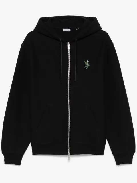 Burberry hoodie con logo bordado