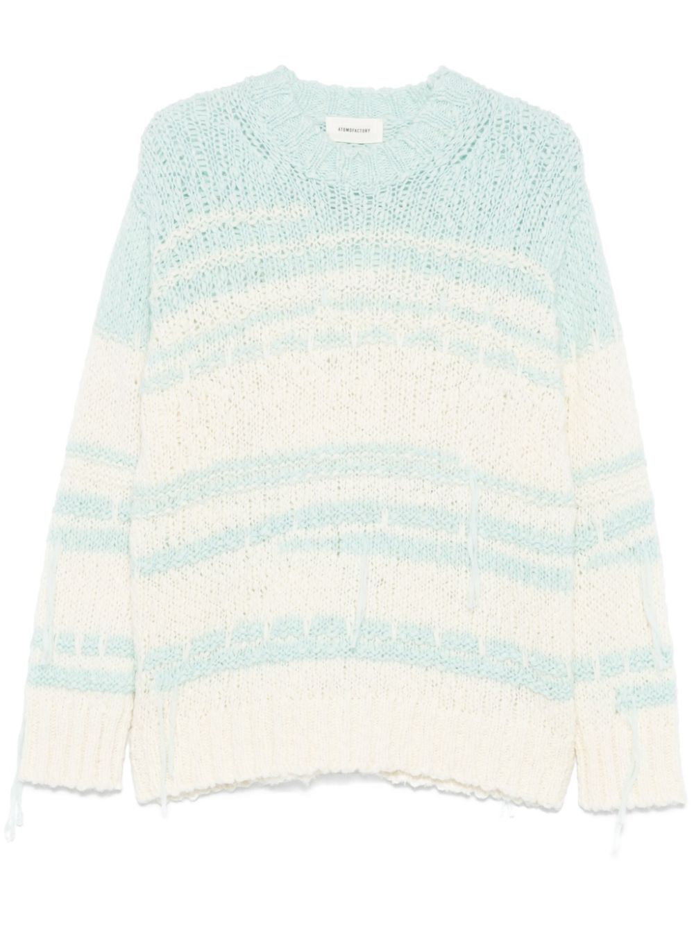 atomo factory striped sweater