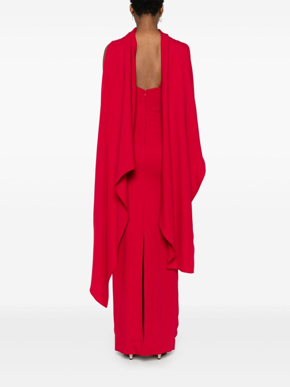 Shop Solace London Emerson Gown In Red