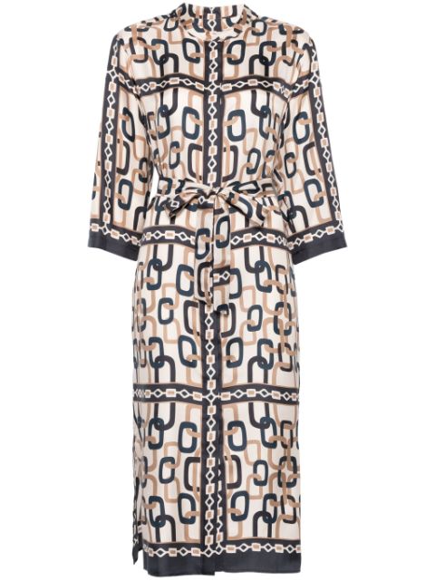 'S Max Mara chain-print midi dress Women