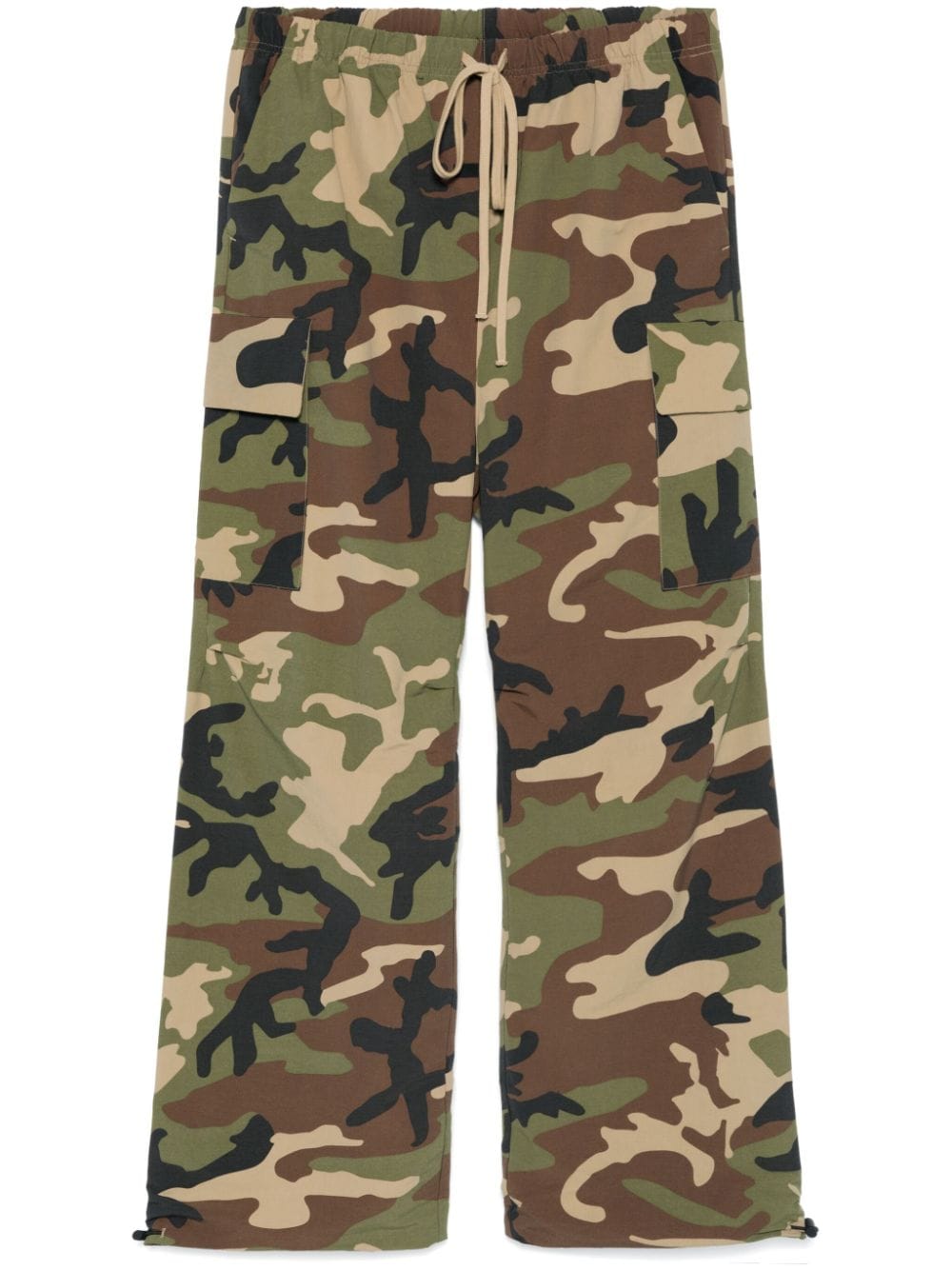 FEAR OF GOD ESSENTIALS Cargo broek met camouflageprint Groen