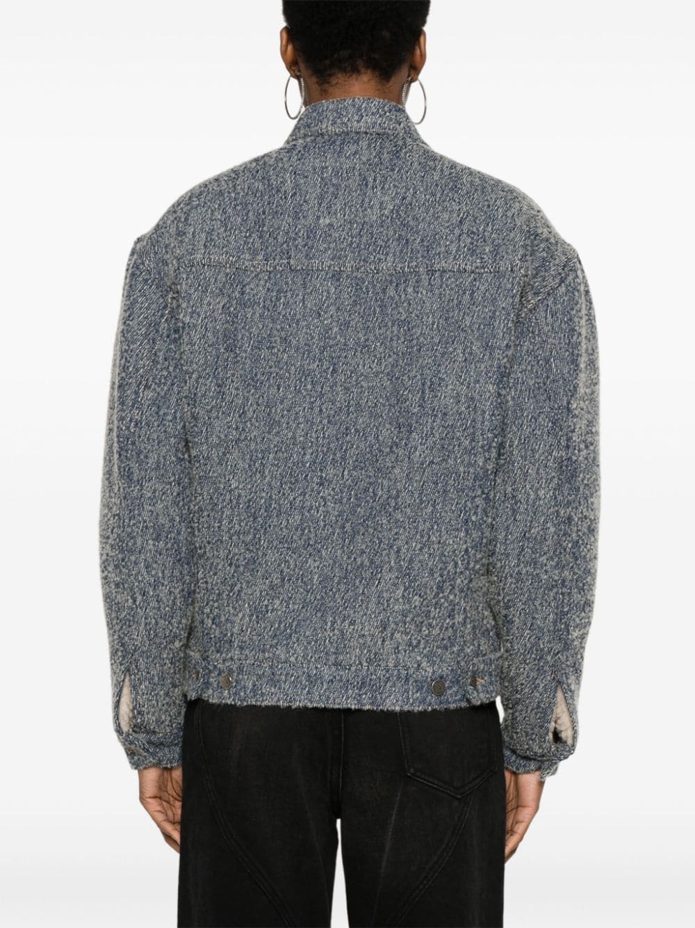 Shop Giuseppe Di Morabito Brushed Jacket In Blue