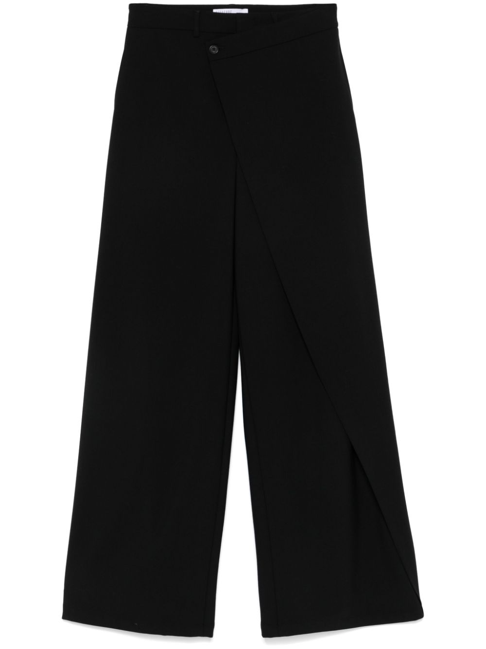 Giuseppe Di Morabito draped-detail trousers - Black