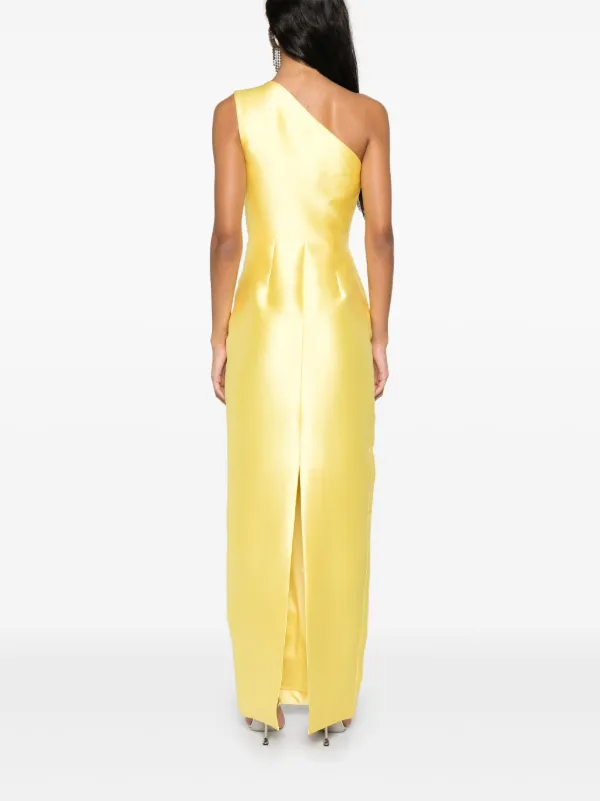 関税込【SOLACE LONDON】The Kira Maxi Dress in Lemon The Kira Maxi Dress in Lemon – Solace London