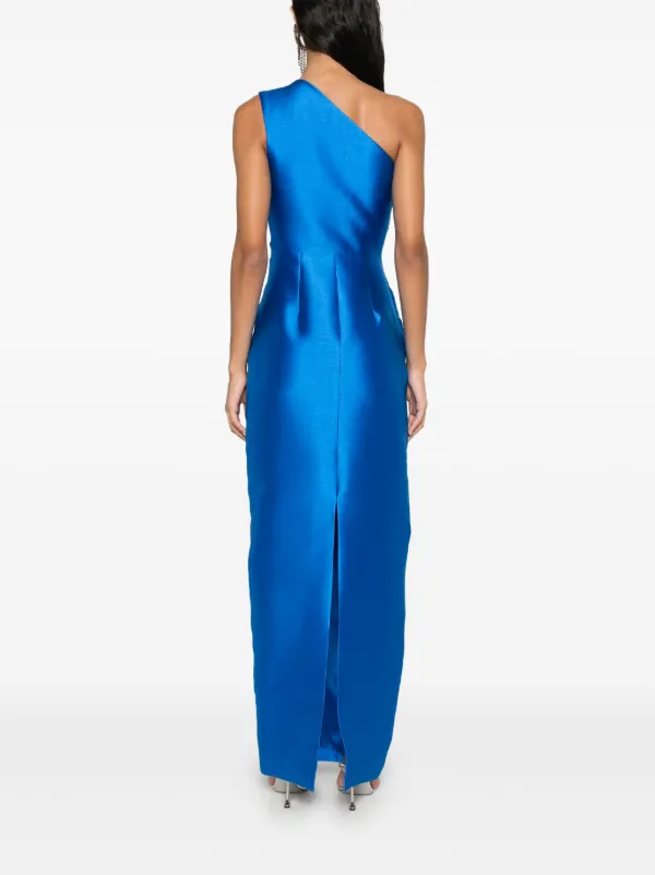 ワンピース SOLACE LONDON Woman Dress Blue OS37025 TOPAZ The Kira Maxi Dress in Topaz – Solace London