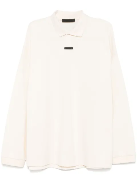 FEAR OF GOD ESSENTIALS playera tipo polo de piqué