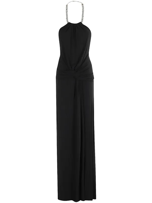Simkhai Annabelle Halterneck Gown in Black