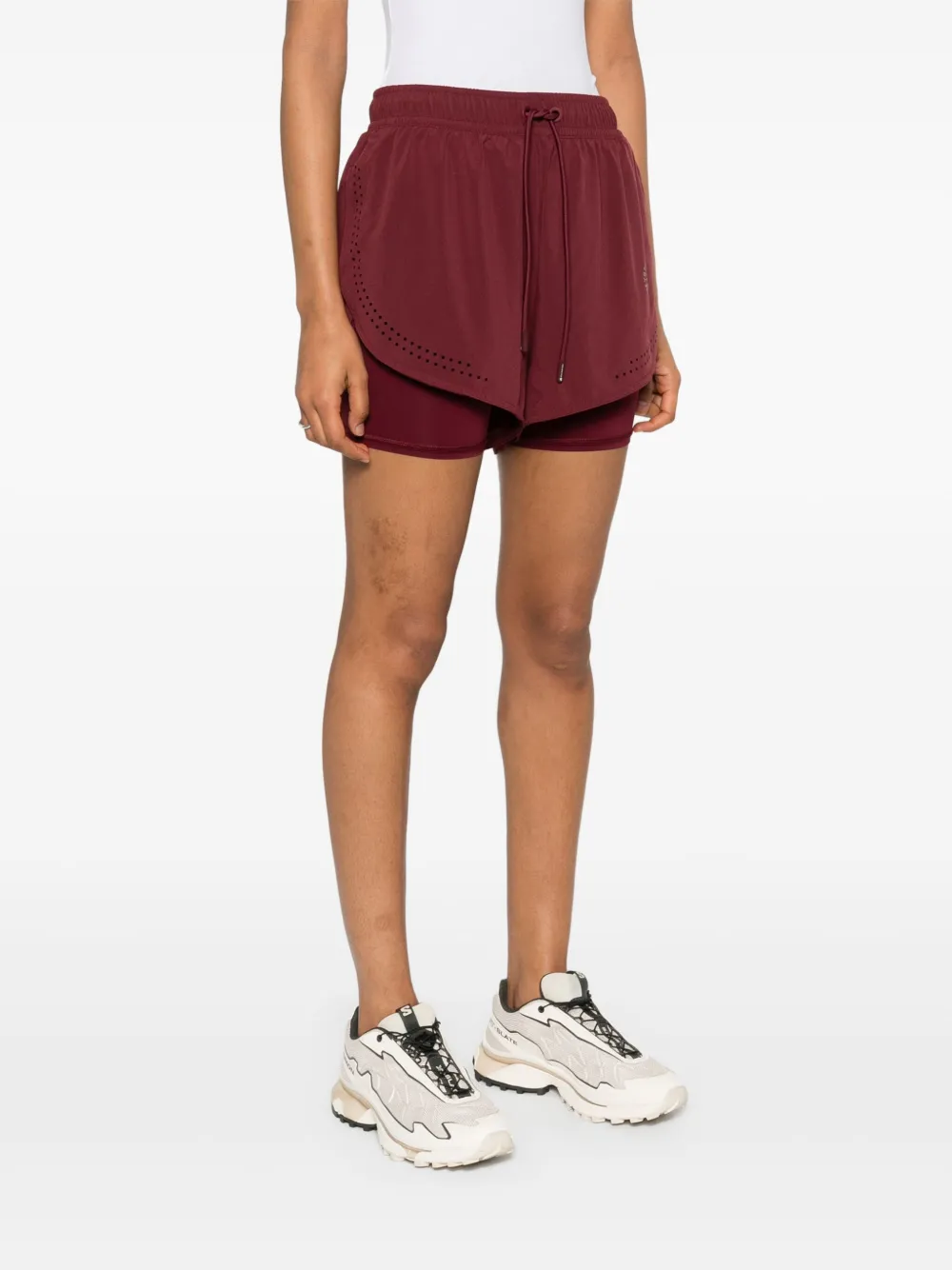 adidas by Stella McCartney Hardloopshorts Rood