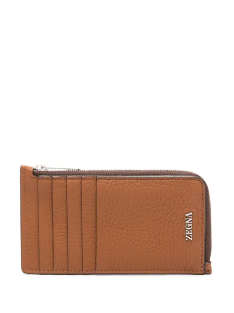 Zegna cartera con letras del logo