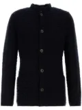 Giorgio Armani wool-blend cardigan - Blue