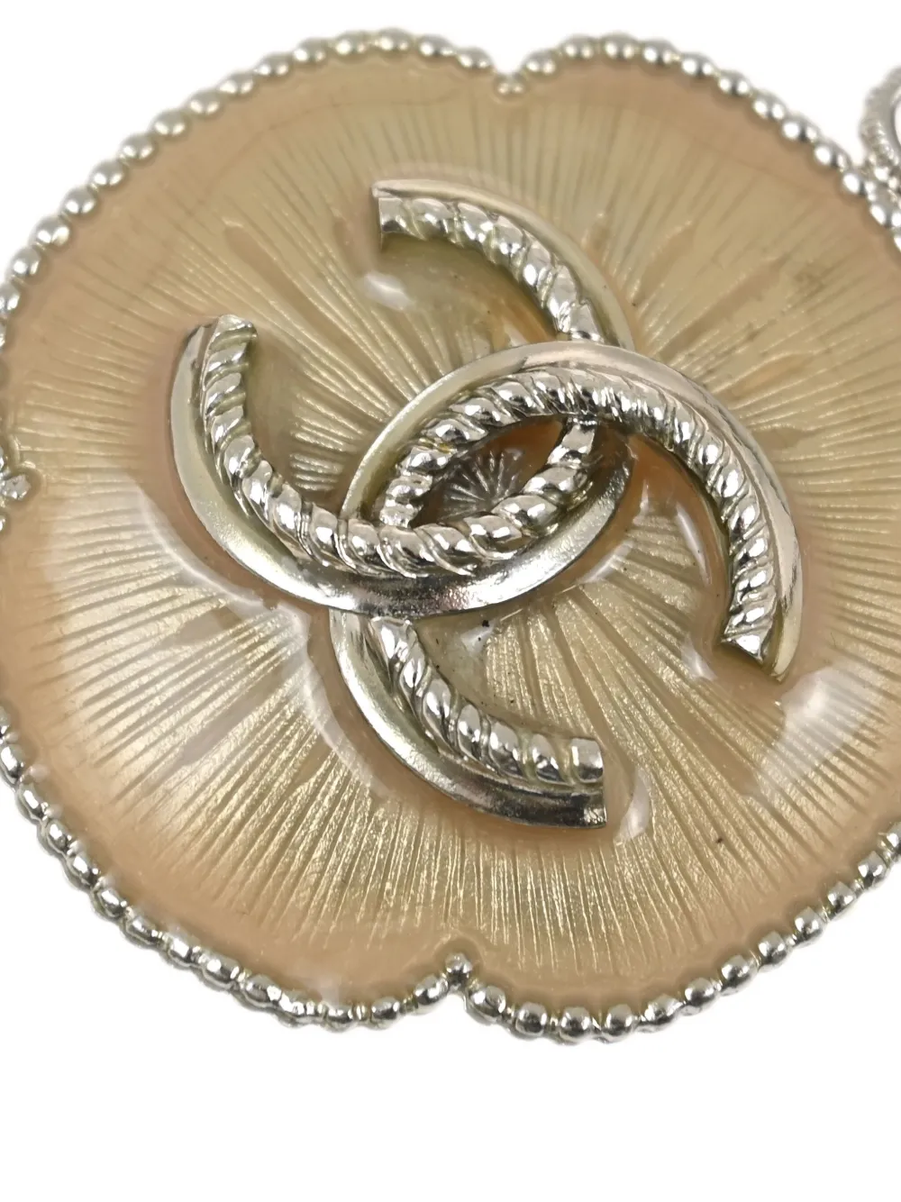 CHANEL Pre-Owned 2015 sleutelhanger met ketting - Zilver