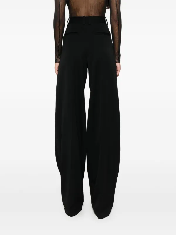 SAINT LAURENT テーラードウールパンツ ブラック Saint Laurent ウールパンツ | ブラック | FARFETCH JP