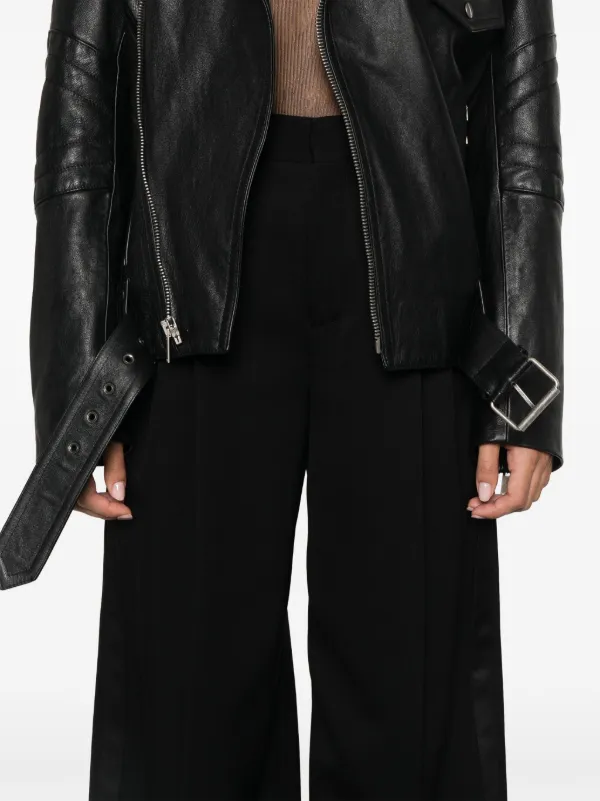 SAINT LAURENT テーラードウールパンツ ブラック Saint Laurent ウールパンツ | ブラック | FARFETCH JP