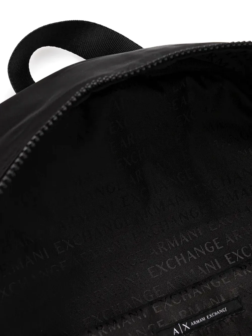 Cheap Armani Exchange logo-patch backpack Men