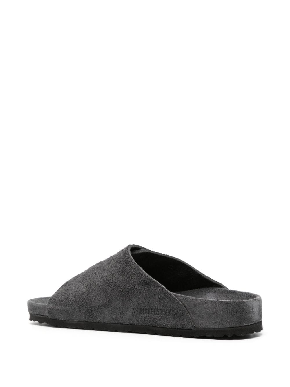 Shop Birkenstock Zurich Slides In Grey