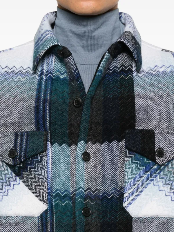 Missoni チェック シャツ | ブルー | FARFETCH JP