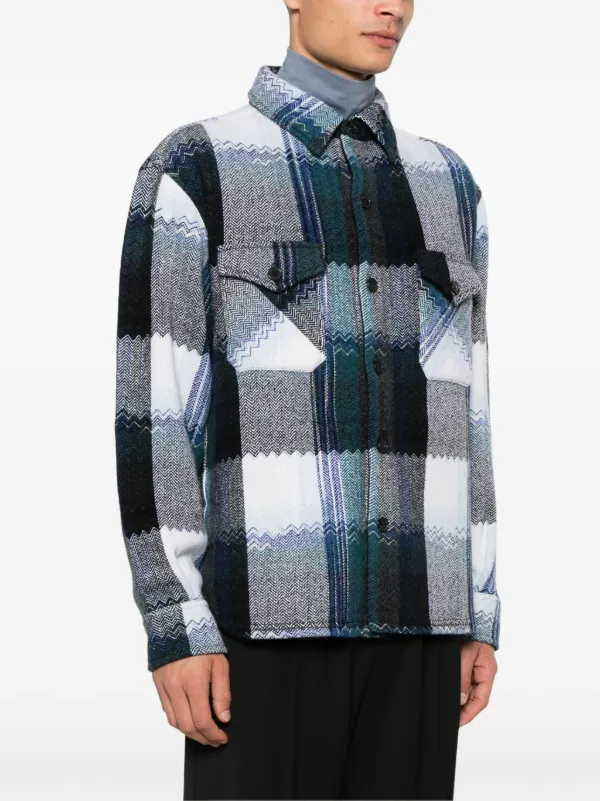 Missoni チェック シャツ | ブルー | FARFETCH JP