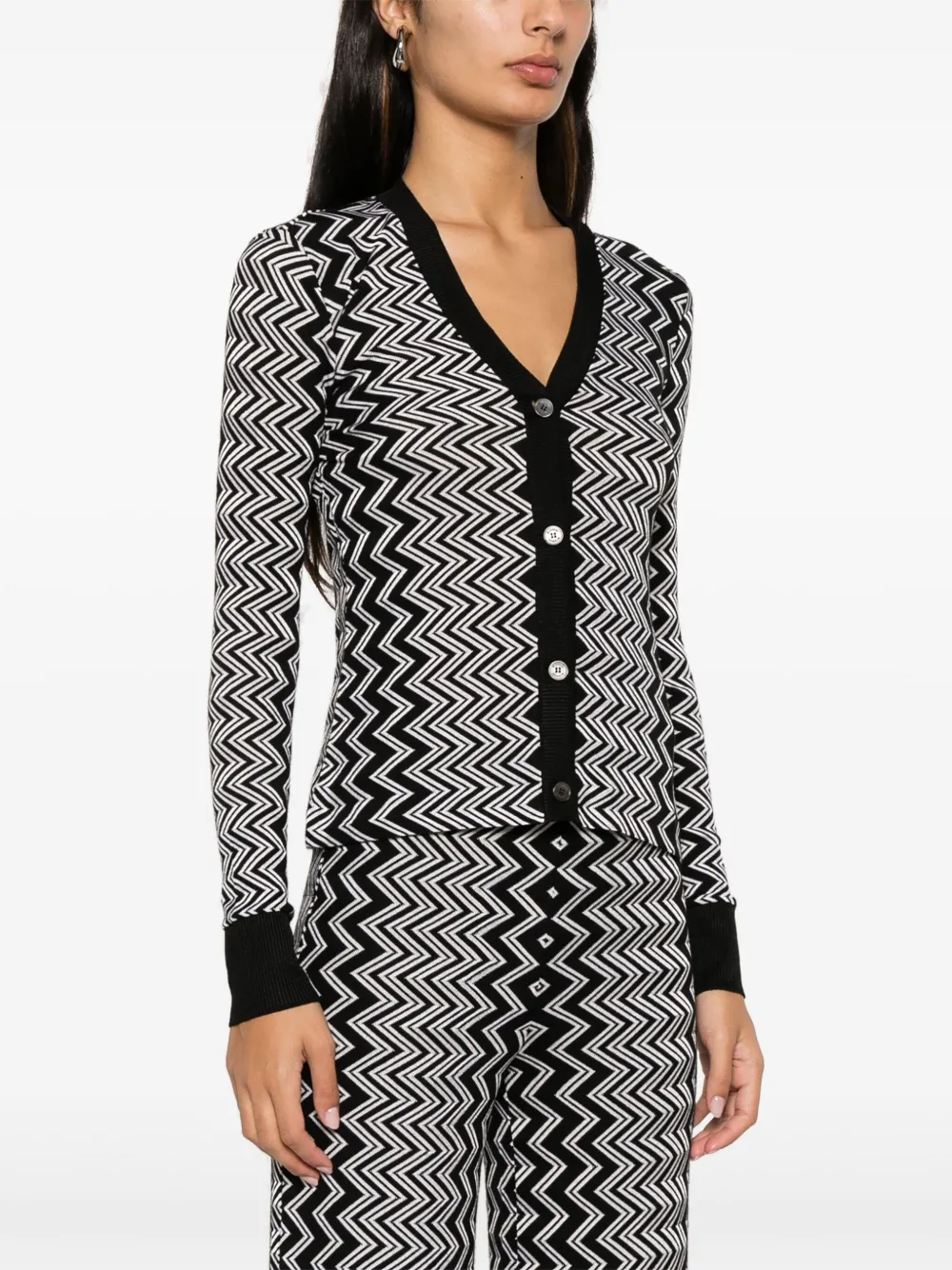 Missoni Vest met zigzag-patroon Zwart
