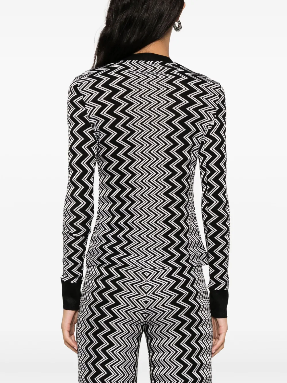 Missoni Vest met zigzag-patroon Zwart