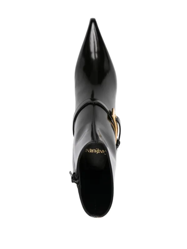 Saint Laurent Lee Ankle Boots | Black | FARFETCH