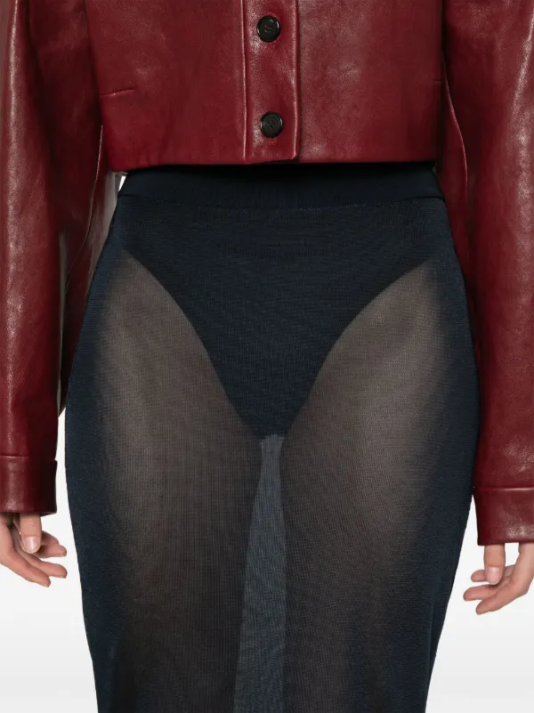 おすすめ☆Saint Laurentファインニット ペンシルスカート Saint Laurent ファインニット ペンシルスカート | ブラック