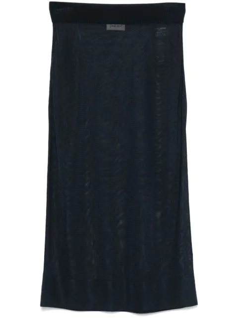 Saint Laurent knitted pencil midi skirt