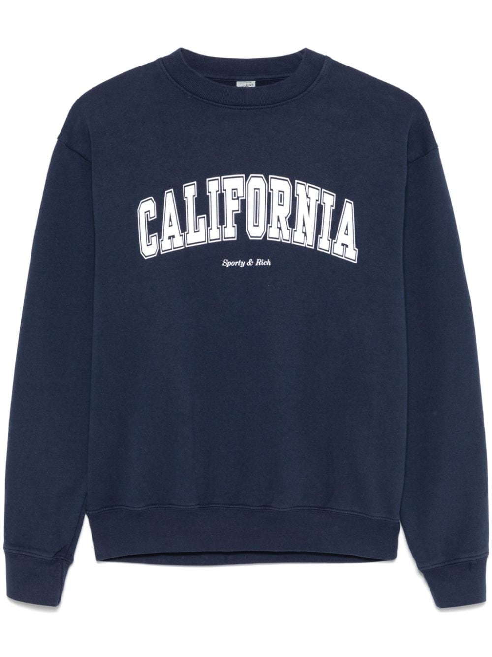 Sporty & Rich Felpa California - Blu