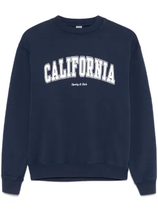 【関税込み】Sporty & Rich ブルー California スウェットシャツ Sporty & Rich UCLA スウェットシャツ | ブルー | FARFETCH JP