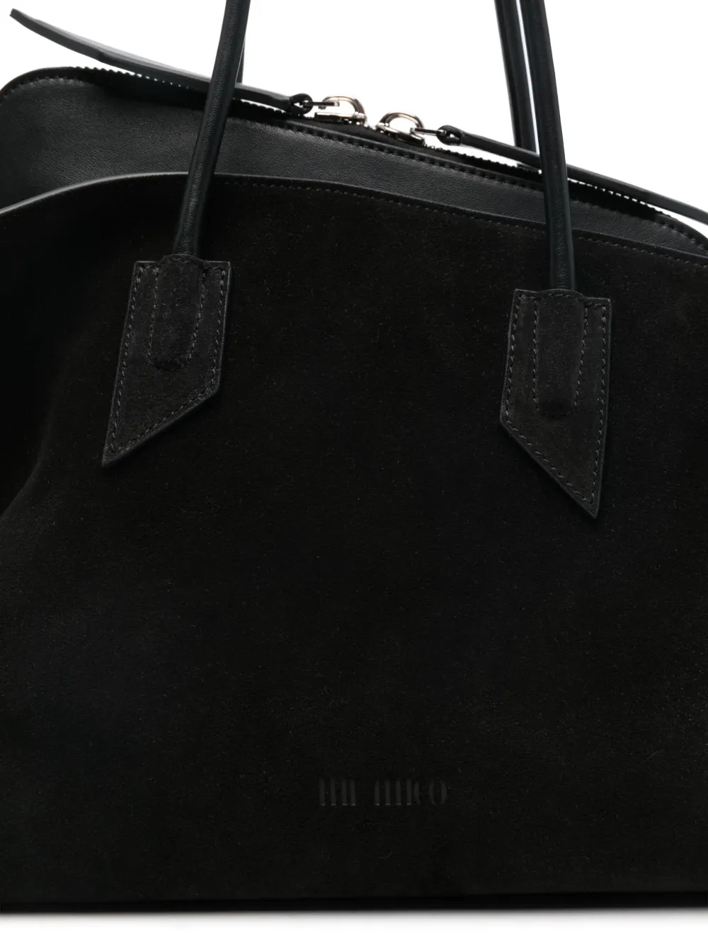 The Attico La Passeggiata medium shopper Zwart