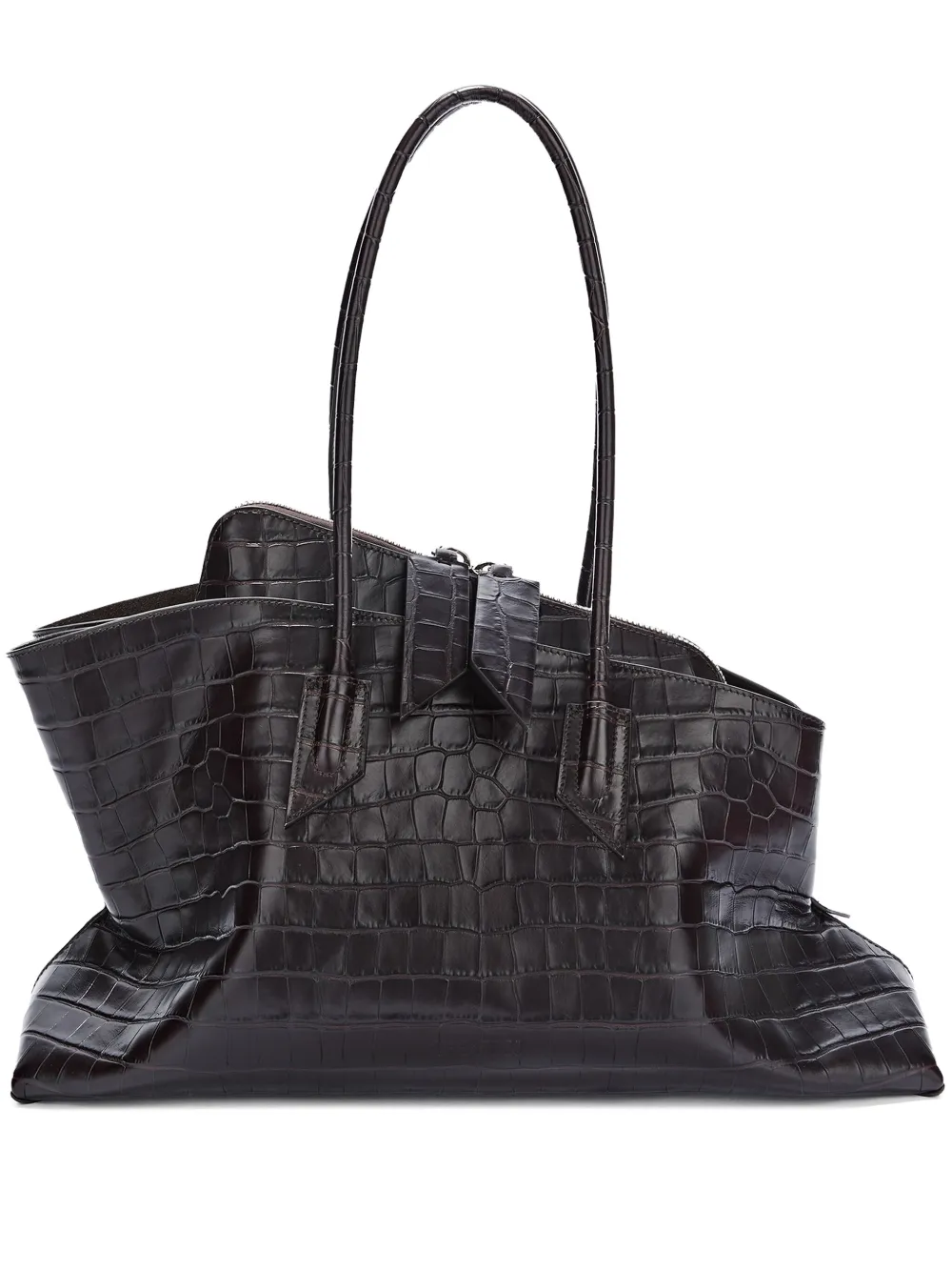 The Attico medium La Passeggiata tote bag | Brown | Image 1