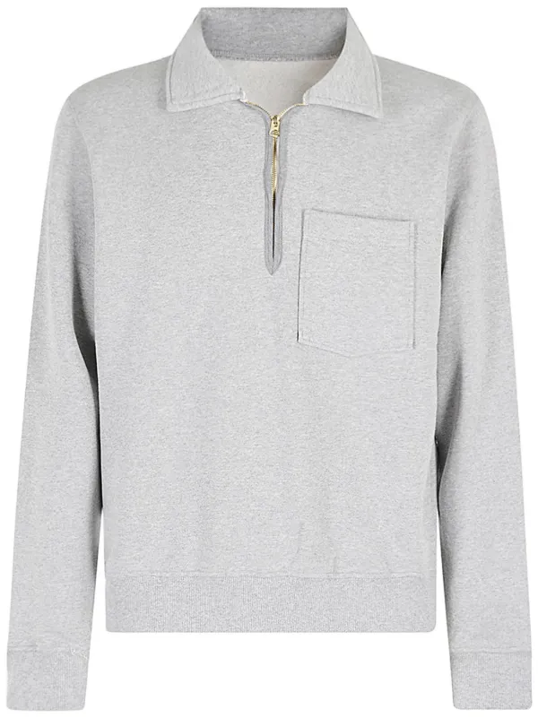 Fortela Half-zip Polo Shirt in Grey