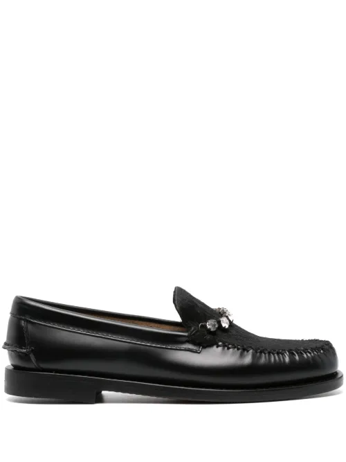 Mocassins à ornements en cristal - Forte Forte - Modalova