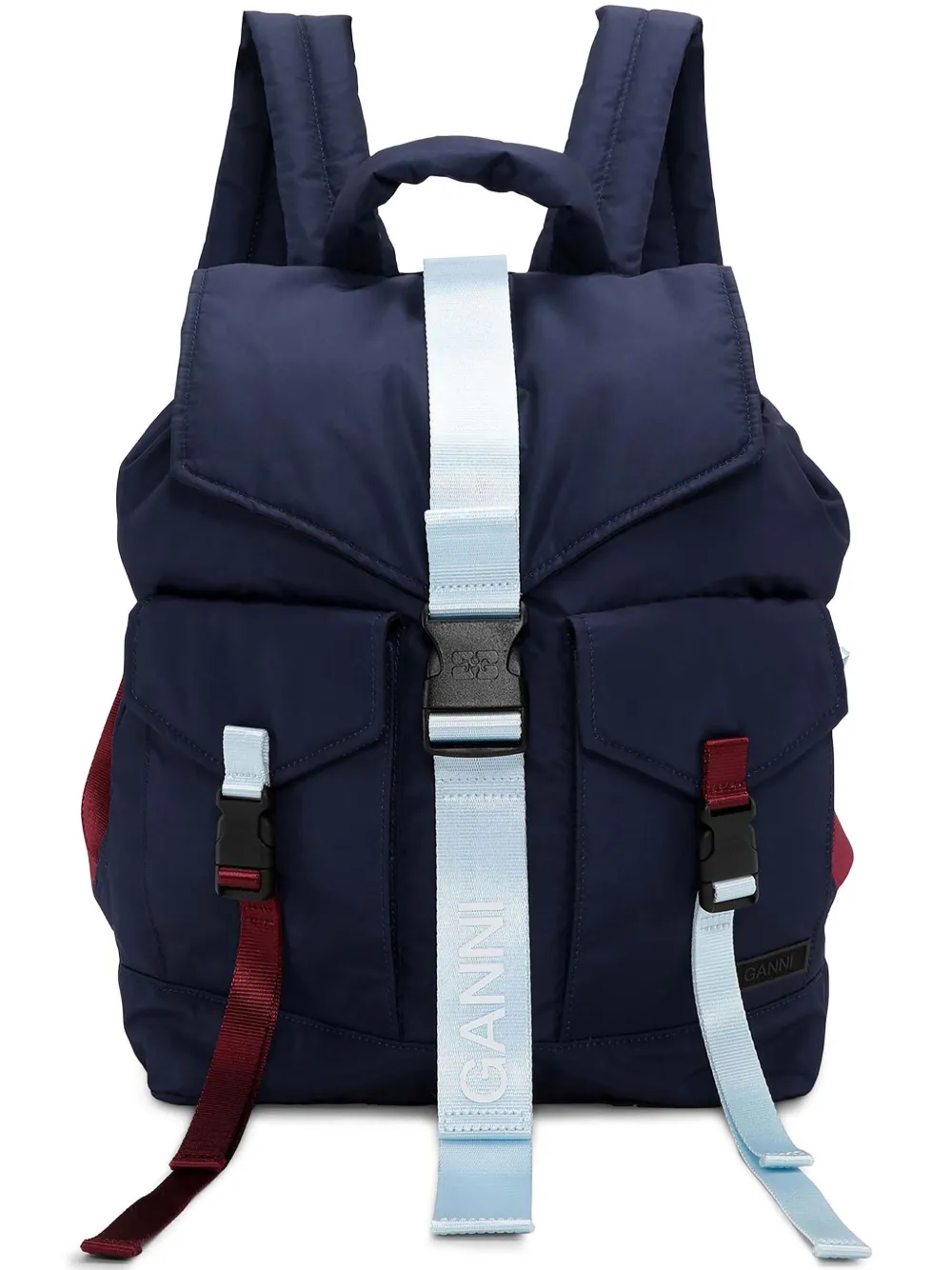 GANNI Tech カーゴ バックパック - ブルー GANNI Tech カーゴ バックパック - ブルー