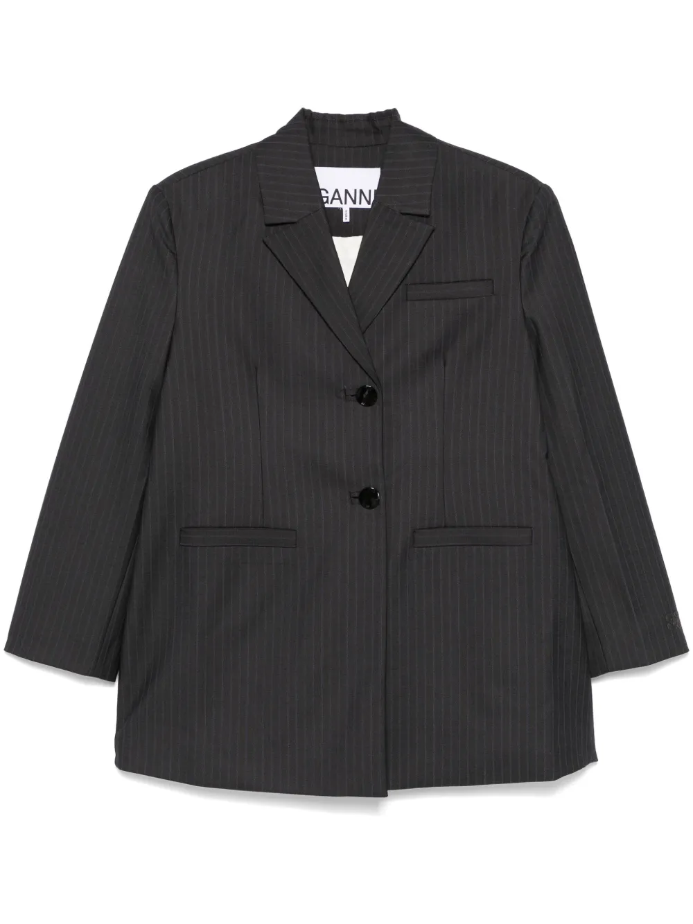 Buy cheap online deals GANNI pinstriped blazer Women