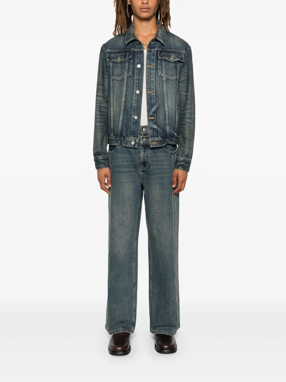 Saint Laurent デニムジャケット | ブルー | FARFETCH JP