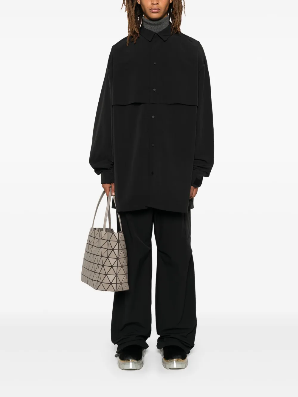 FEAR OF GOD ESSENTIALS storm-flap overshirt - Zwart