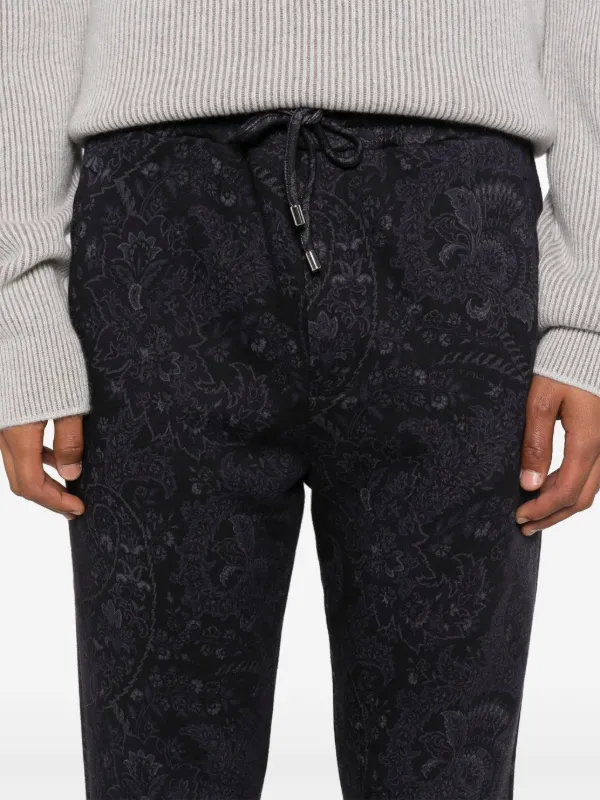 ETRO paisley-print Track Pants | Blue | FARFETCH