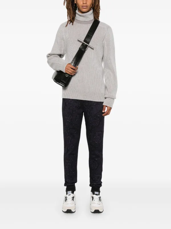 ETRO paisley-print Track Pants | Blue | FARFETCH