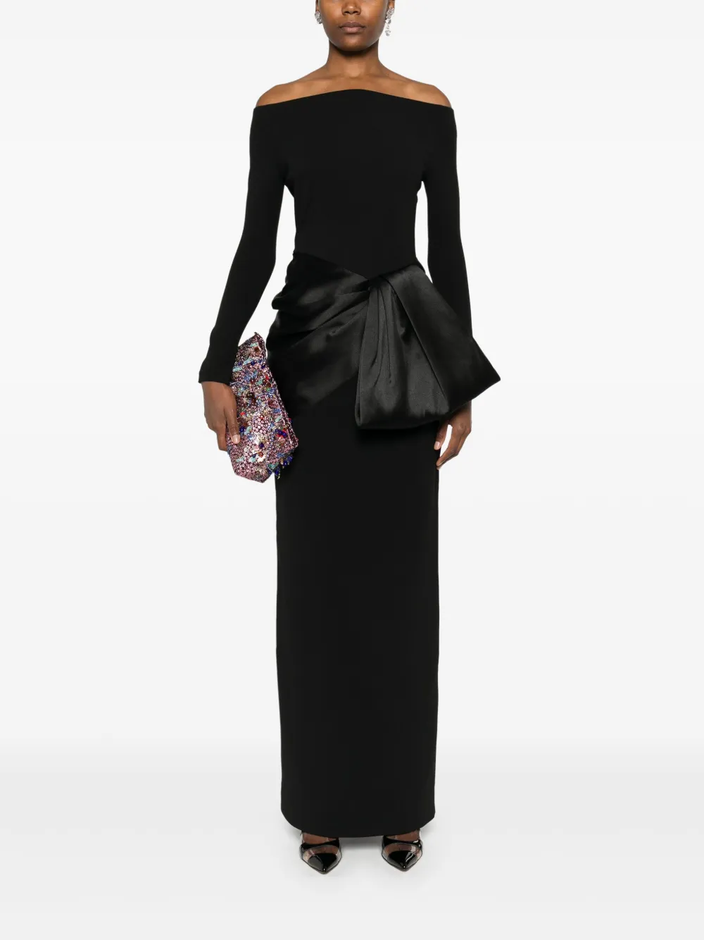 Solace London Kori gown - Zwart