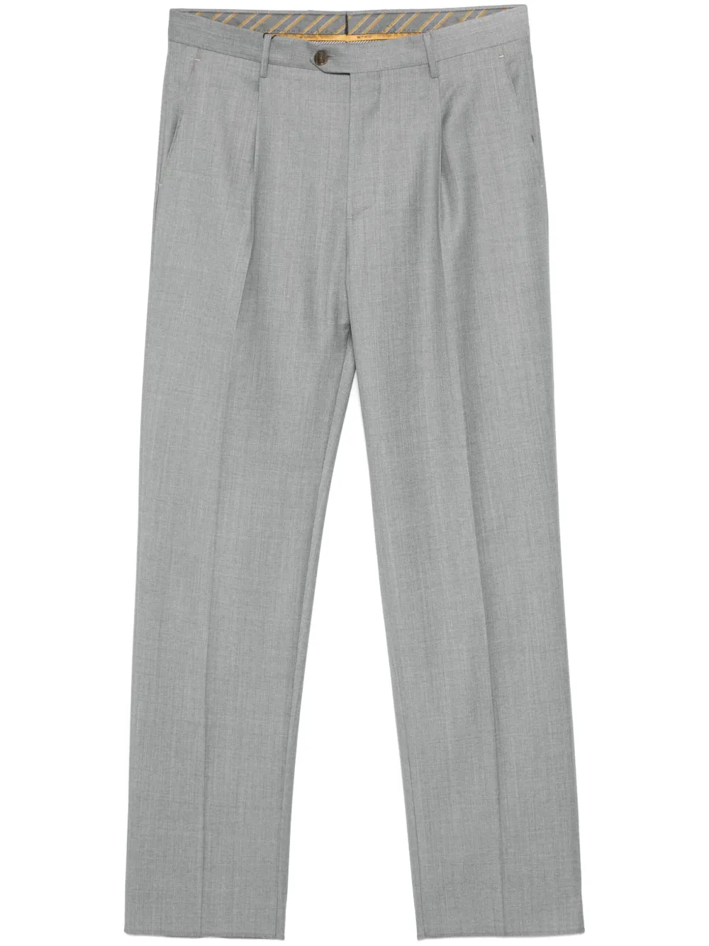 ETRO pantalones tapered con pinzas | gris | Image 1